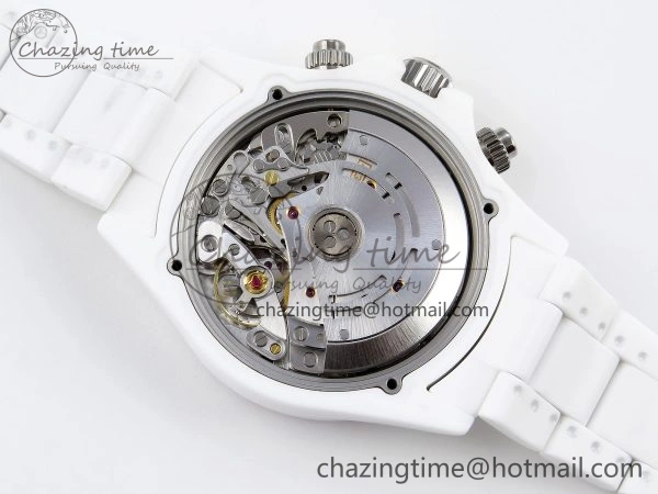 DAYTONA AET WHITE CERAMIC CASE AND BRACELET TIFFANY BLUE DIAL NOOB BEST EDITION SA4130