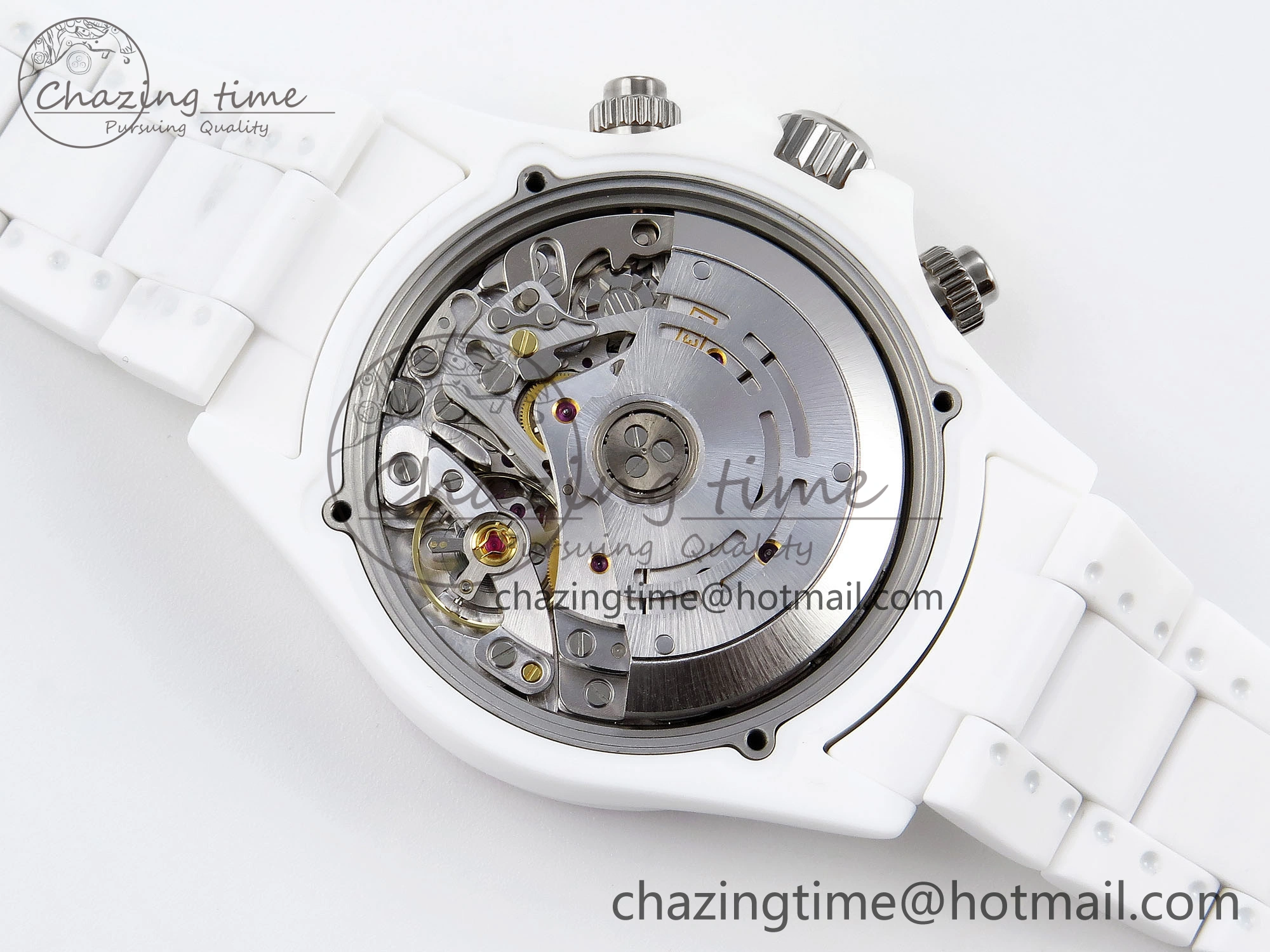 DAYTONA AET WHITE CERAMIC CASE AND BRACELET TIFFANY BLUE DIAL NOOB BEST EDITION SA4130