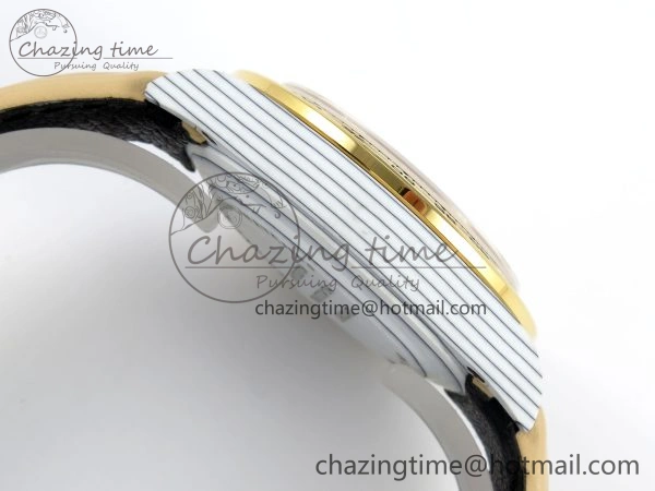 DAYTONA DIW WHITE CARBON CASE YG BEZEL NOOB BEST EDITION BEIGE DIAL ON BEIGE NYLON STRAP SA4130