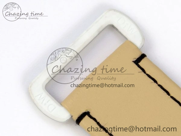 DAYTONA DIW WHITE CARBON CASE YG BEZEL NOOB BEST EDITION BEIGE DIAL ON BEIGE NYLON STRAP SA4130