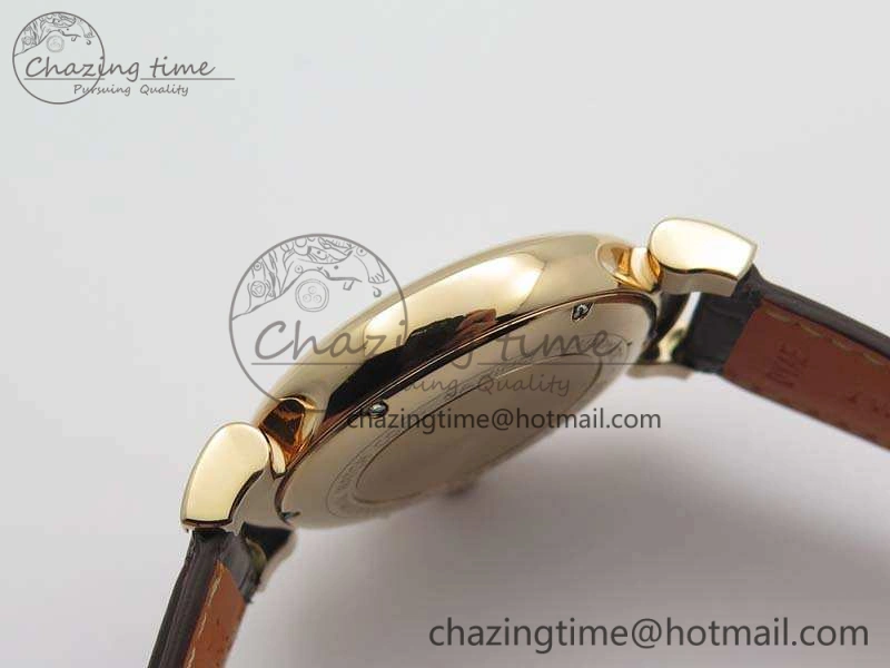 Da Vinci IW356601 RG MKF 1:1 Best Edition White Dial On Brown Leather Strap A2892