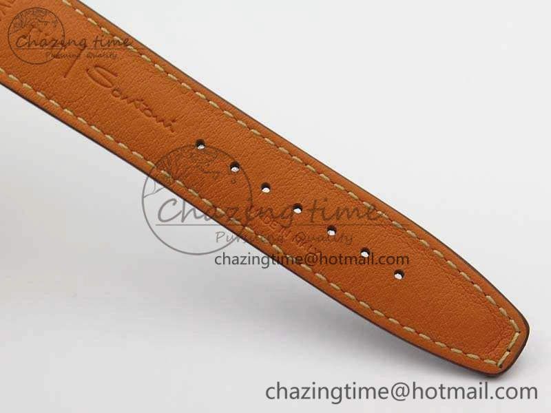 Da Vinci IW356601 RG MKF 1:1 Best Edition White Dial On Brown Leather Strap A2892