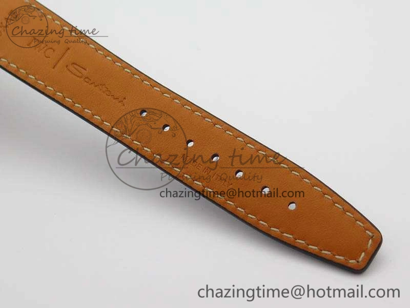 Da Vinci IW356601 SS TW 1:1 Best Edition Blue Dial On Black Leather Strap A2892