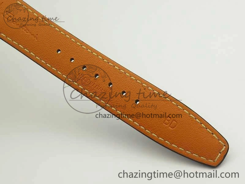 Da Vinci IW393402 SS ZF 1:1 Best Edition Blue Dial On Black Leather Strap A7750