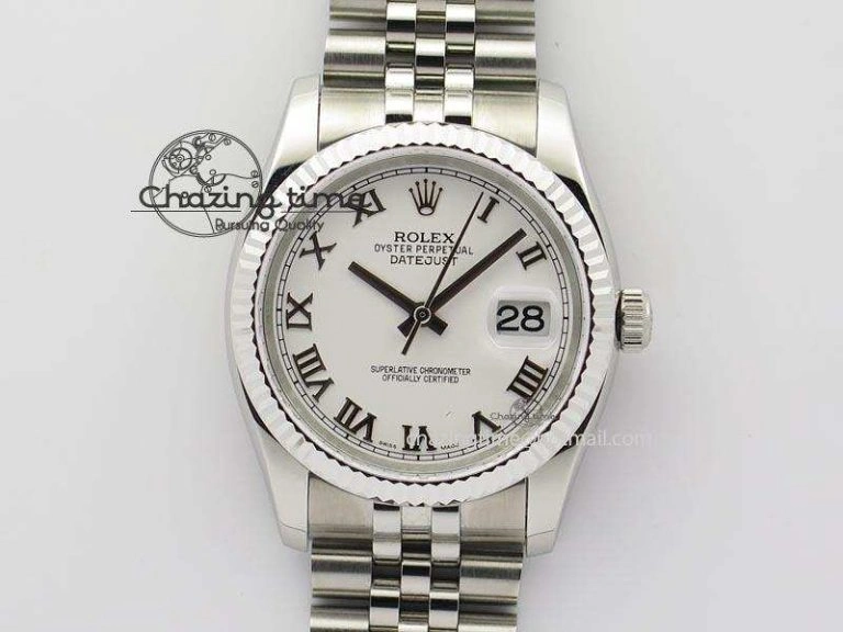 DateJust 116234 BP Best Edition SS Sliver Dial Roman Markers On SS Bracelet A2824 V2