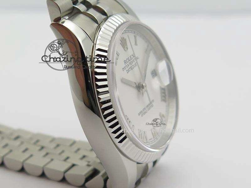DateJust 116234 BP Best Edition SS Sliver Dial Roman Markers On SS Bracelet A2824 V2