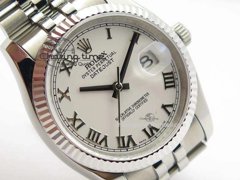 DateJust 116234 BP Best Edition SS Sliver Dial Roman Markers On SS Bracelet A2824 V2