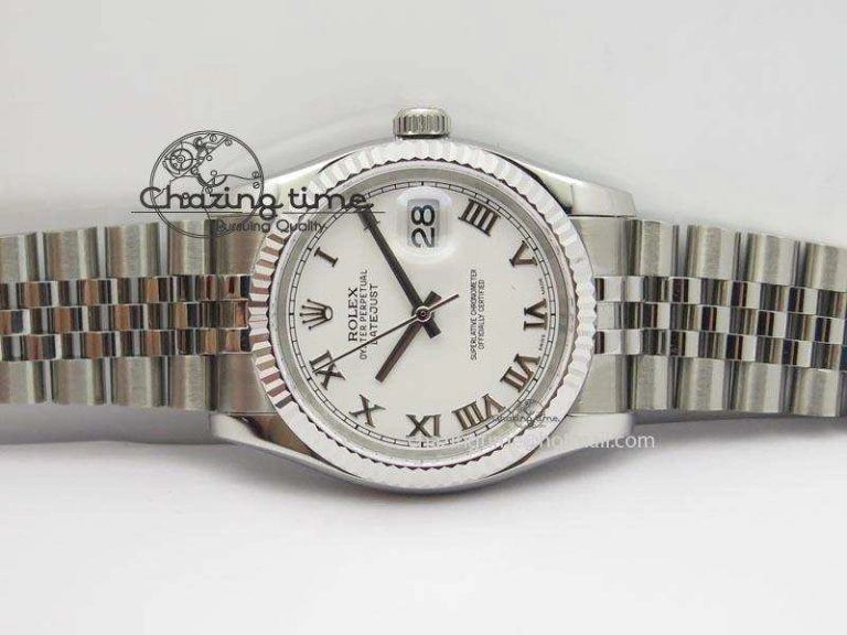 DateJust 116234 BP Best Edition SS Sliver Dial Roman Markers On SS Bracelet A2824 V2