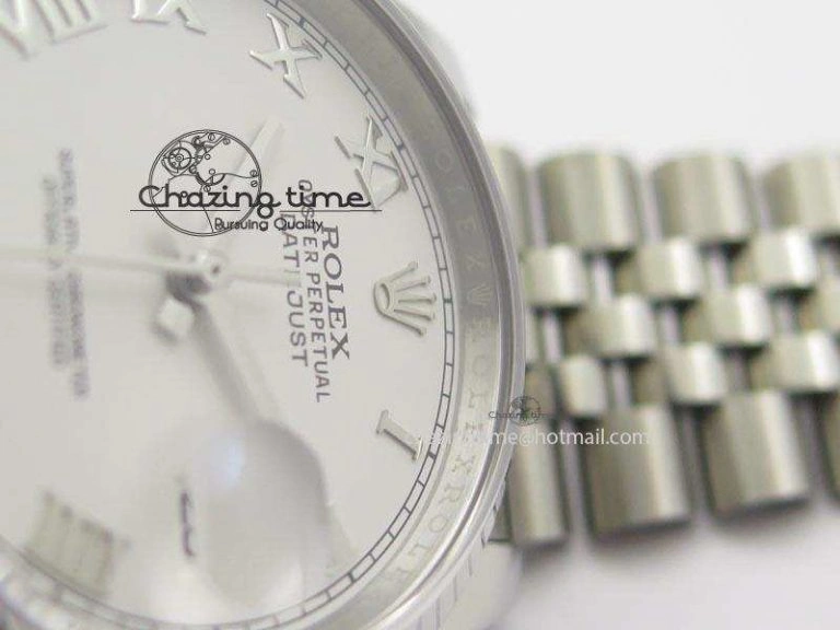 DateJust 116234 BP Best Edition SS Sliver Dial Roman Markers On SS Bracelet A2824 V2
