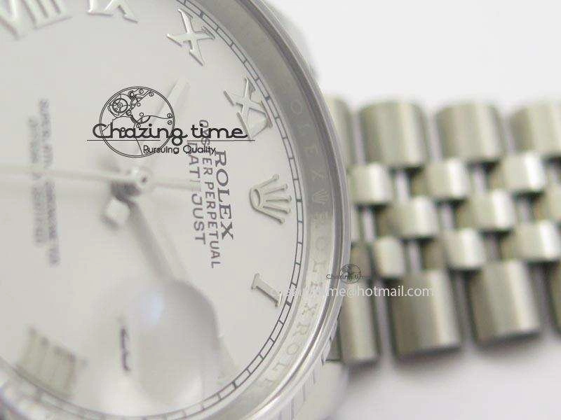 DateJust 116234 BP Best Edition SS Sliver Dial Roman Markers On SS Bracelet A2824 V2
