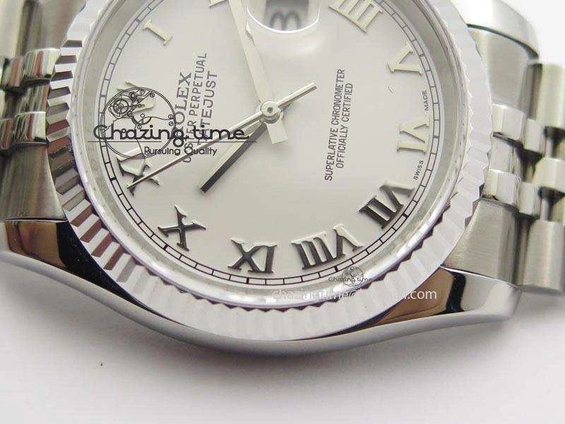 DateJust 116234 BP Best Edition SS Sliver Dial Roman Markers On SS Bracelet A2824 V2