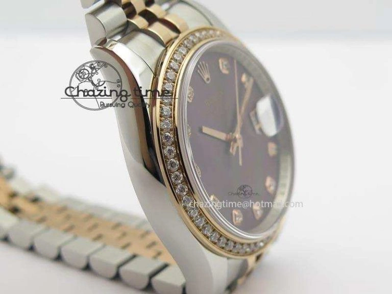 DateJust 116234 BP Best Edition SS RG Gray MOP Dial On SS Bracelet A2824 V2