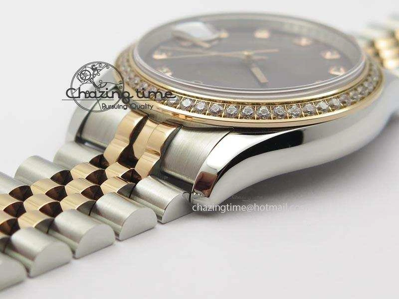 DateJust 116234 BP Best Edition SS RG Gray MOP Dial On SS Bracelet A2824 V2