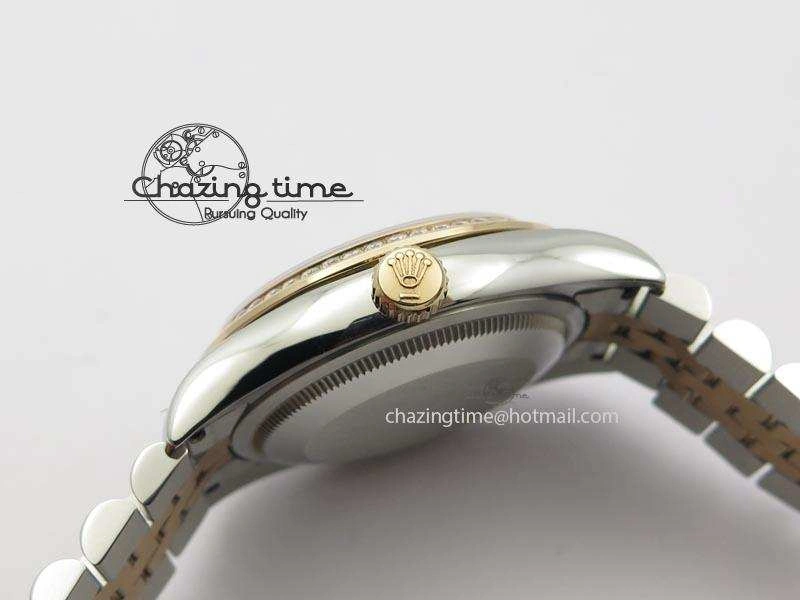 DateJust 116234 BP Best Edition SS RG Gray MOP Dial On SS Bracelet A2824 V2