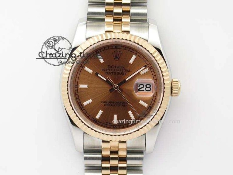 DateJust 116234 BP Best Edition SS RG Rose Gold Dial On SS Bracelet A2824 V2