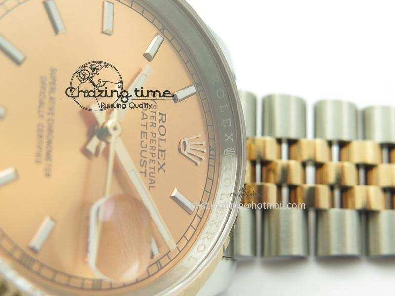 DateJust 116234 BP Best Edition SS RG Rose Gold Dial On SS Bracelet A2824 V2