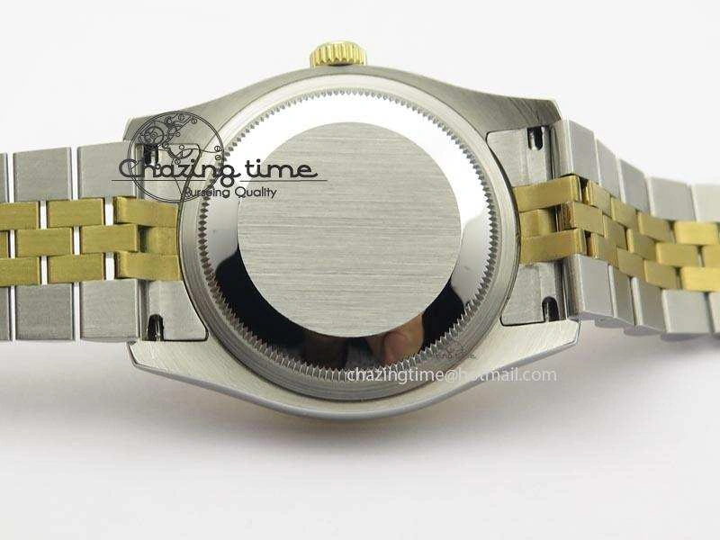 DateJust 116234 BP Best Edition SS YG Gold Dial Diamond Markers On SS Bracelet A2824 V2