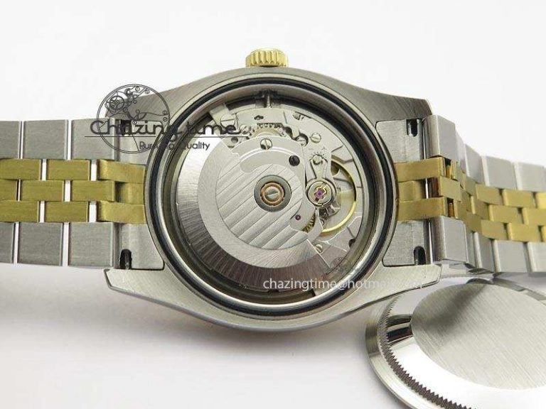 DateJust 116234 BP Best Edition SS YG Gold Dial Diamond Markers On SS Bracelet A2824 V2
