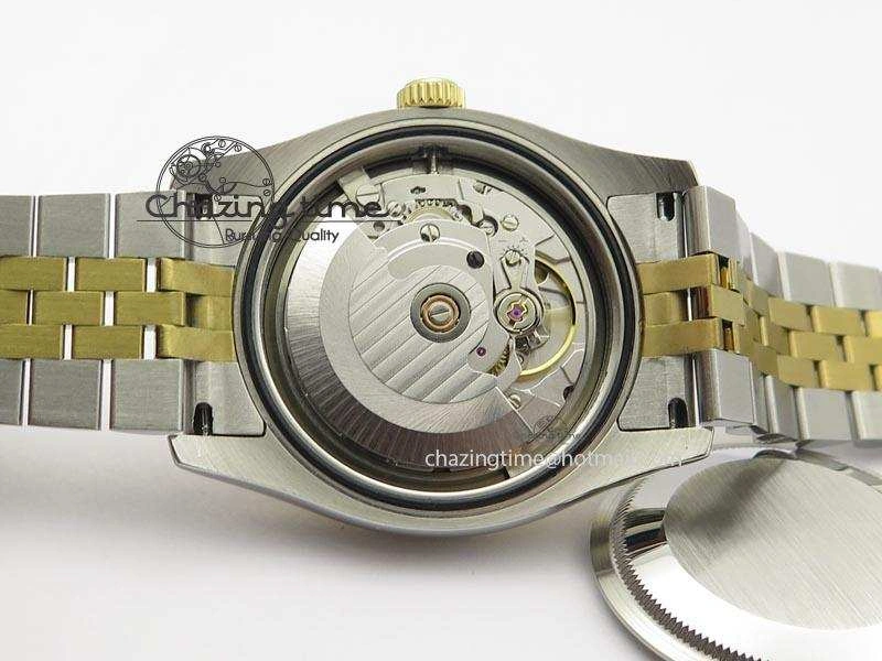 DateJust 116234 BP Best Edition SS YG Gold Dial Diamond Markers On SS Bracelet A2824 V2