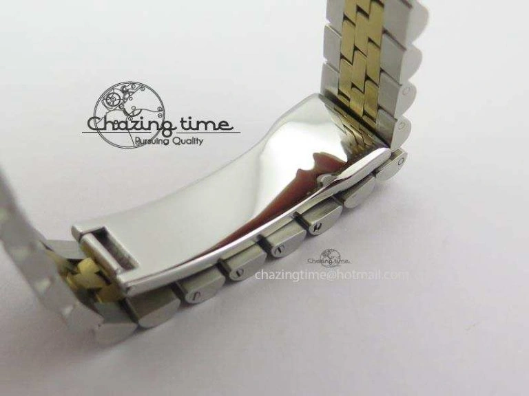 DateJust 116234 BP Best Edition SS YG Gold Dial Diamond Markers On SS Bracelet A2824 V2