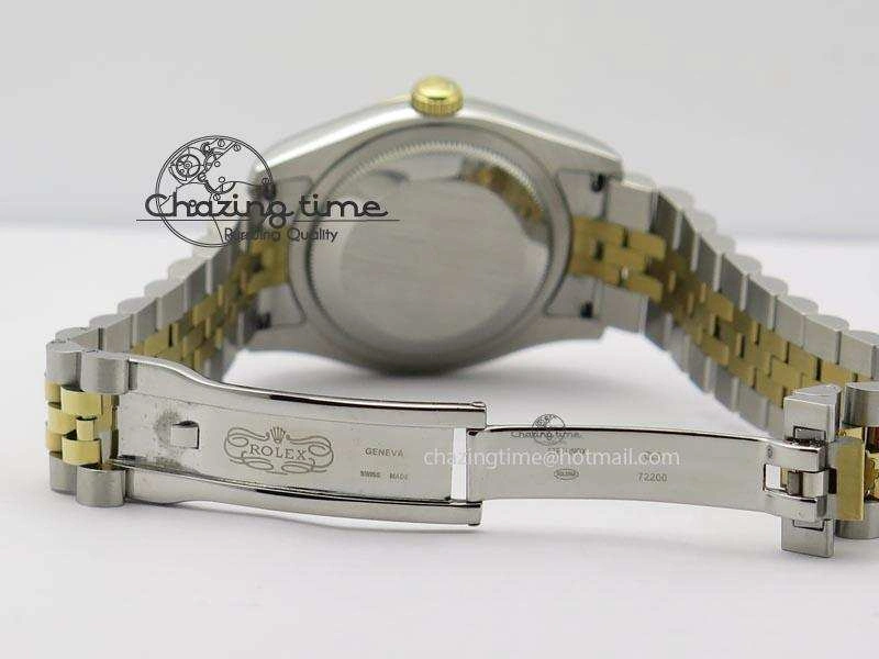 DateJust 116234 BP Best Edition SS YG Gold Dial Diamond Markers On SS Bracelet A2824 V2