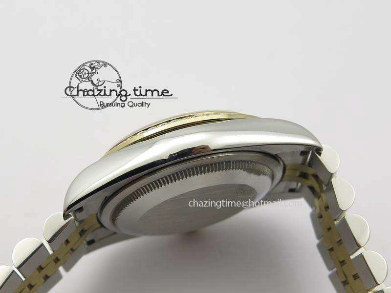 DateJust 116234 BP Best Edition SS YG Gold Dial Diamond Markers On SS Bracelet A2824 V2