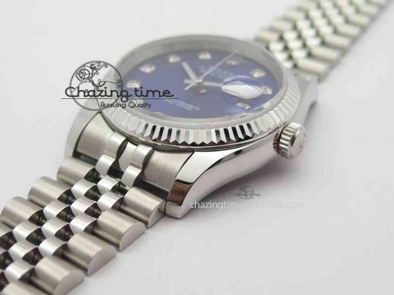 DateJust 116234 SS BP Best Edition Blue Dial Diam Markers On SS Bracelet SA3135