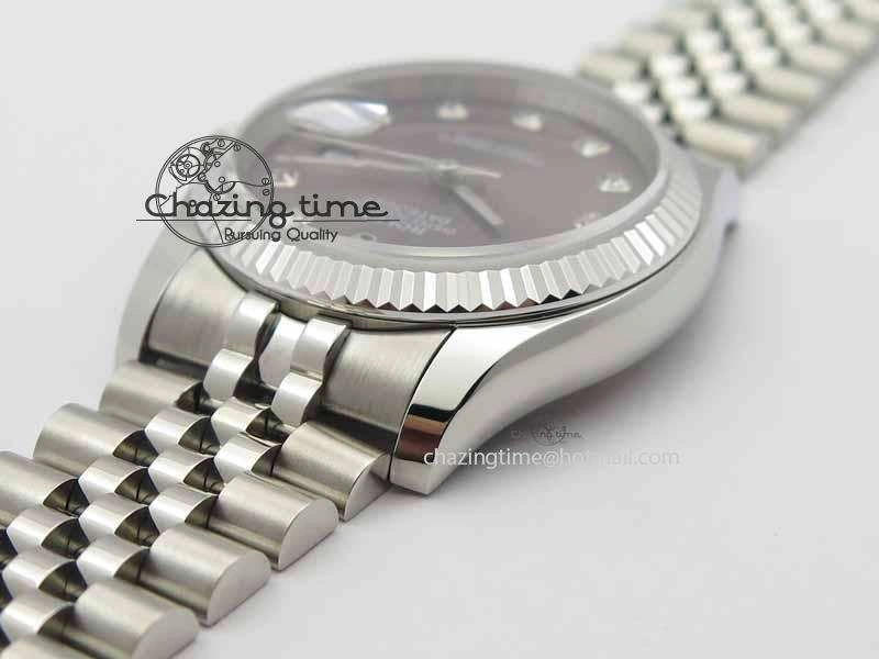 DateJust 116234 SS BP Best Edition Gray Dial Diam Markers On SS Bracelet SA3135