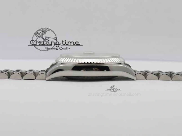 DateJust 116234 SS BP Best Edition Gray Dial Diam Markers On SS Bracelet SA3135