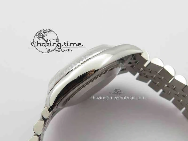 DateJust 116234 SS BP Best Edition Gray Dial Diam Markers On SS Bracelet SA3135