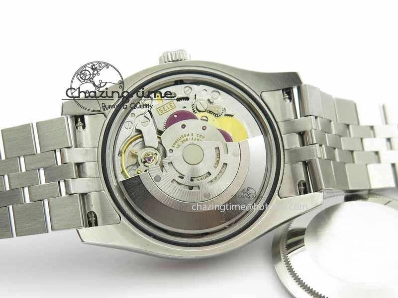 DateJust 116234 SS BP Best Edition Gray Dial Diam Markers On SS Bracelet SA3135