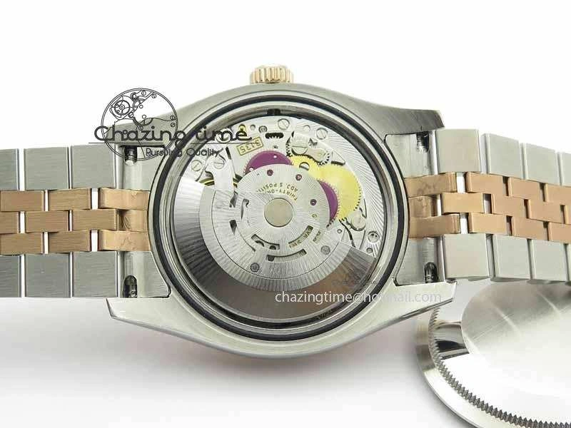 DateJust 116234 SS RG BP Best Edition Blue Dial Diam Markers On SS RG Bracelet SA3135