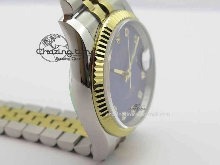 DateJust 116234 SS YG BP Best Edition Blue Dial Diam Markers On SS YG Bracelet SA3135
