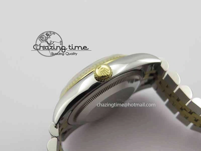 DateJust 116234 SS YG BP Best Edition Gray Dial Diam Markers On SS YG Bracelet SA3135