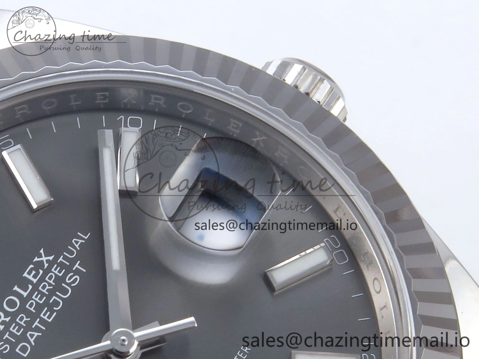 DateJust 126334 41mm Clean 1:1 Best Edition 904L Steel Gray Stick Dial on Jubilee Bracelet VR3235