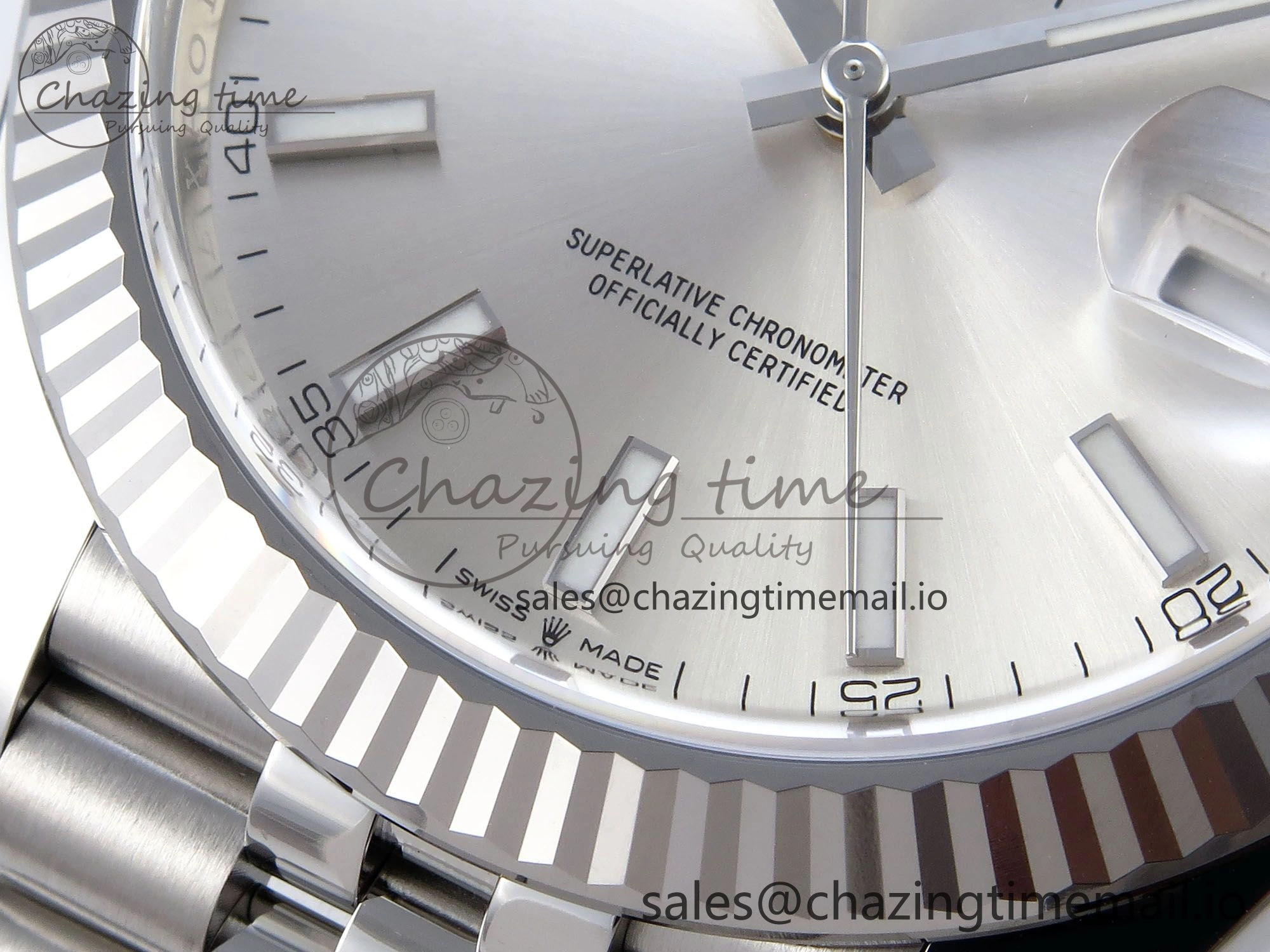 DateJust 126334 41mm Clean 1:1 Best Edition 904L Steel Silver Stick Dial on Jubilee Bracelet VR3235