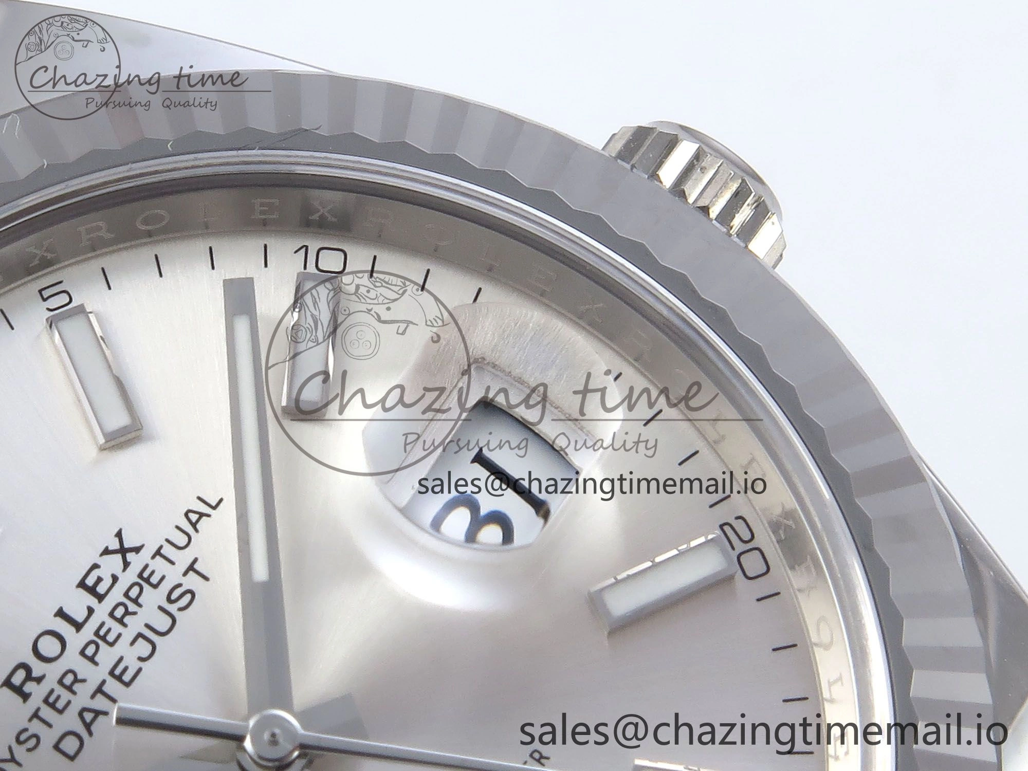 DateJust 126334 41mm Clean 1:1 Best Edition 904L Steel Silver Stick Dial on Jubilee Bracelet VR3235