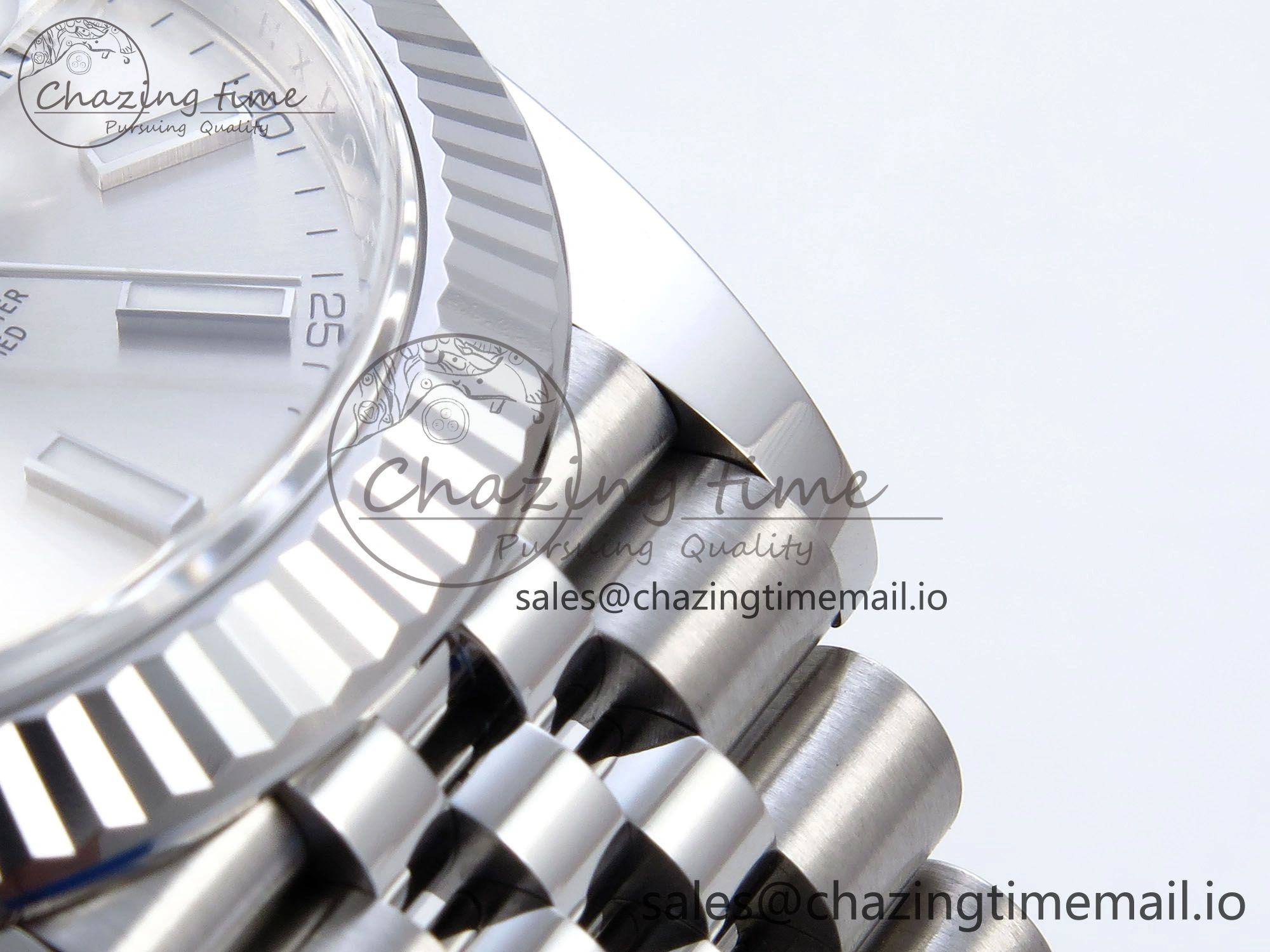 DateJust 126334 41mm Clean 1:1 Best Edition 904L Steel Silver Stick Dial on Jubilee Bracelet VR3235