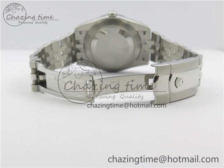 DateJust 126334 SS Noob 1:1 904L Best Edition Black Dial Diamond on Jubilee Bracelet A3235