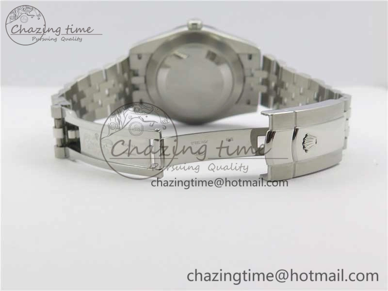 DateJust 126334 SS Noob 1:1 904L Best Edition Black Dial Diamond on Jubilee Bracelet A3235