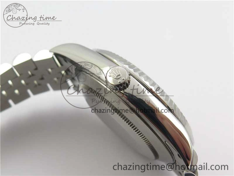 DateJust 126334 SS Noob 1:1 904L Best Edition Gray Dial Diamond on Jubilee Bracelet A3235