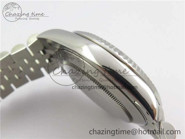 DateJust 126334 SS Noob 1:1 904L Best Edition Gray Dial Diamond on Jubilee Bracelet A3235