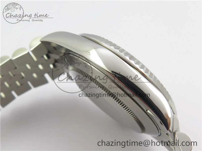 DateJust 126334 SS Noob 1:1 904L Best Edition Gray Dial Diamond on Jubilee Bracelet A3235