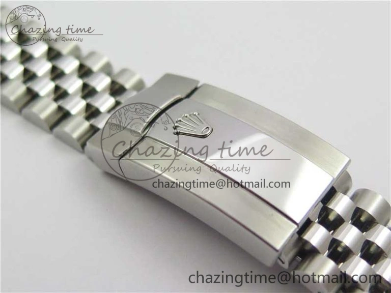 DateJust 126334 SS Noob 1:1 904L Best Edition Gray Dial Diamond on Jubilee Bracelet A3235