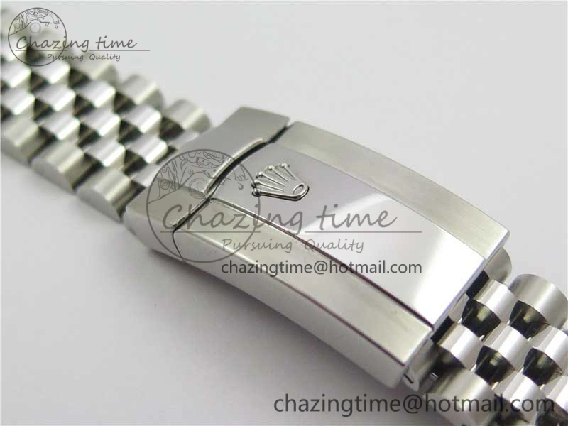 DateJust 126334 SS Noob 1:1 904L Best Edition Gray Dial Diamond on Jubilee Bracelet A3235