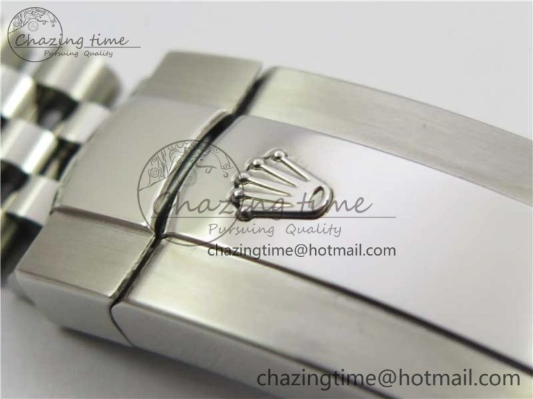 DateJust 126334 SS Noob 1:1 904L Best Edition Gray Dial Diamond on Jubilee Bracelet A3235