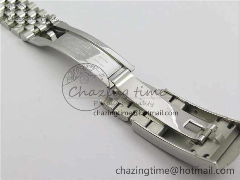 DateJust 126334 SS Noob 1:1 904L Best Edition Gray Dial Diamond on Jubilee Bracelet A3235