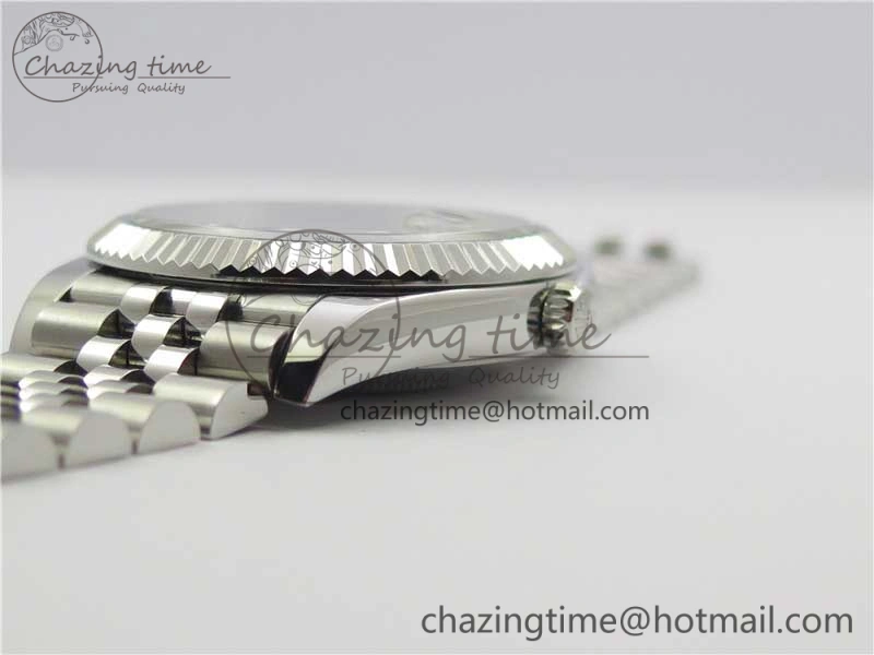 DateJust 126334 SS Noob 1:1 904L Best Edition Gray Dial Diamond on Jubilee Bracelet A3235