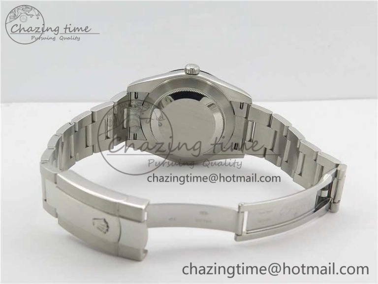 DateJust 126334 SS Noob 1:1 904L Best Edition Gray Dial Diamond on Oyster Bracelet A3235