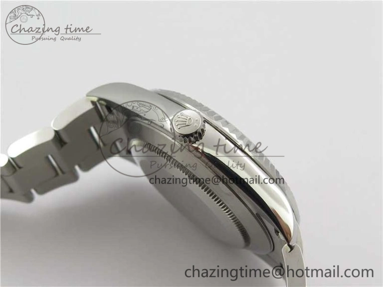 DateJust 126334 SS Noob 1:1 904L Best Edition Gray Dial Stick Markers on Oyster Bracelet A3235